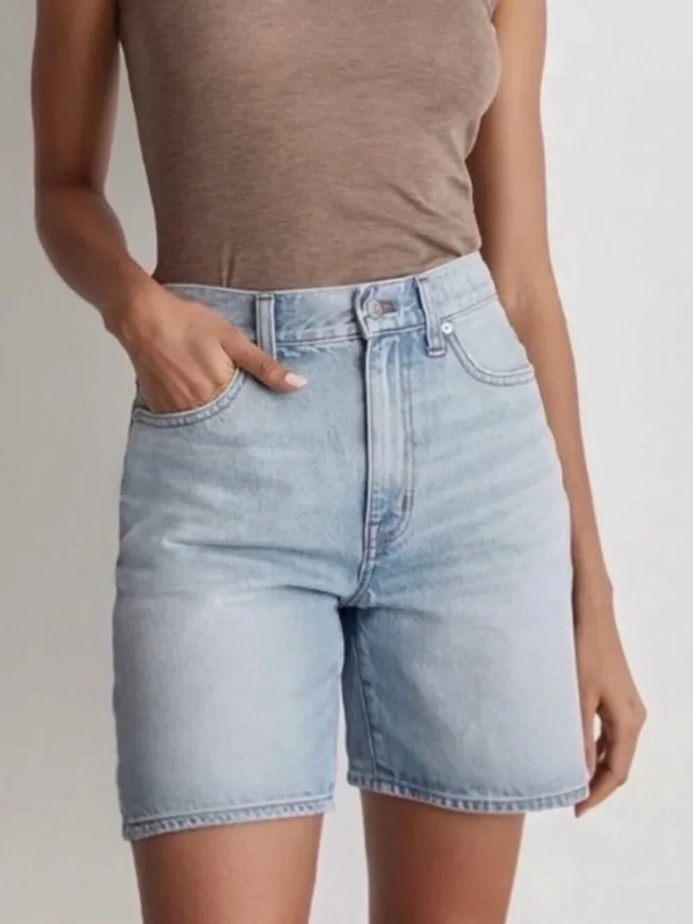 Madewell Baggy Jean Shorts Sz 26